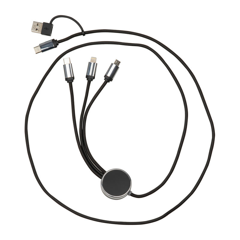5 az 1-ben USB LED töltőkábel 